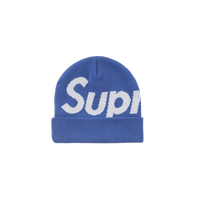 Supreme Big Logo Beanie (FW24) Blue | Snrkickz Supreme Big Logo Beanie (FW24) Blue | Snrkickz