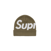 Supreme Big Logo Beanie (FW24) Olive