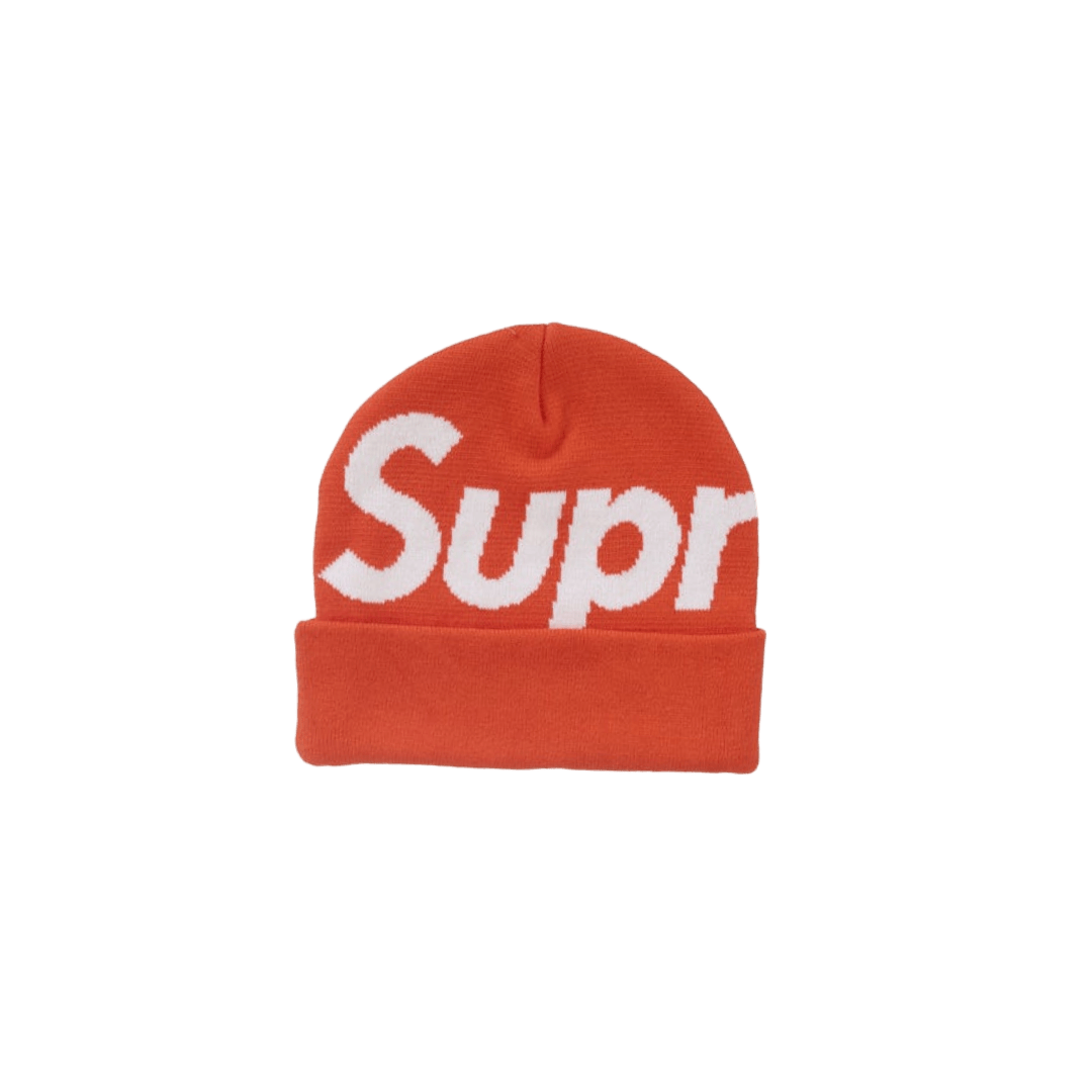 Supreme Big Logo Beanie (FW24) Orange