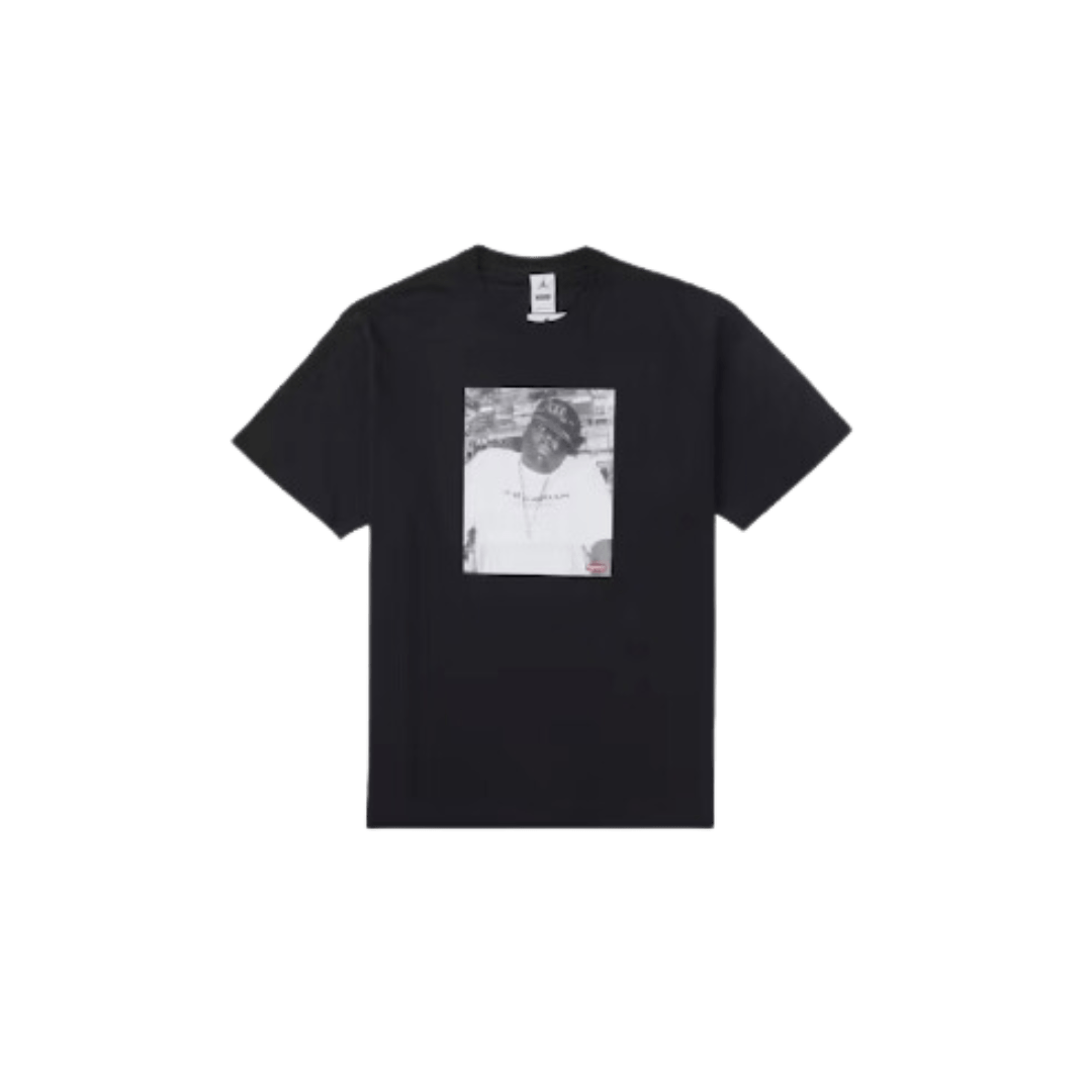 Supreme Jordan Biggie T-Shirt Top Black