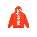 Supreme Satin Applique Hooded Sweatshirt (FW24) Bright Orange