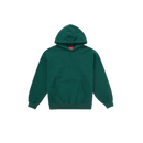 Supreme Satin Applique Hooded Sweatshirt (FW24) Dark Green