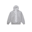 Supreme Satin-Applikation Kapuzenpullover (HW24) Meliert Grau