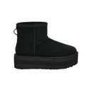 UGG Classic Mini Platform Boot Black (Kids) (1143700K-BLK) | Snrkickz