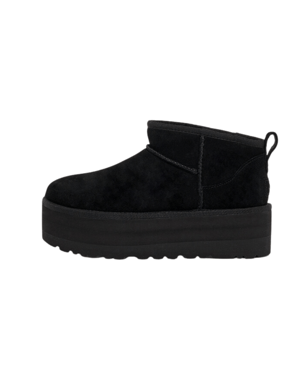 UGG Classic Ultra Mini Plateau Schwarz