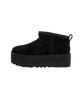 UGG Classic Ultra Mini Plateau Schwarz