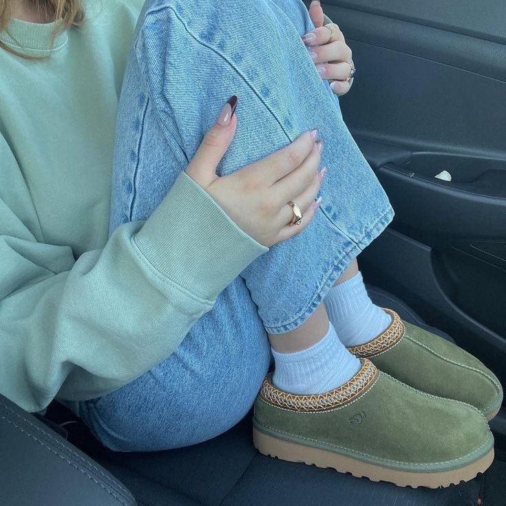 UGG Tasman II Slipper Moss Green (Women's)  1174470-MSG Moss green Snrkickz aan