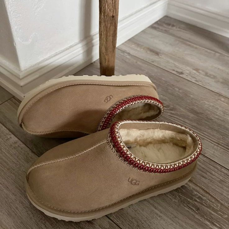 UGG Tasman II Slipper Sand Dark Cherry (Women's) 1174470-SDDR  Sand/Dark Cherry Snrkickz ugg schoenen vor winter