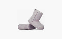 UGG Classic II Shimmer Sky Boot Pale Smoke Rainbow Metallic (Kids) (1157708K-PLSM) | Snrkickz