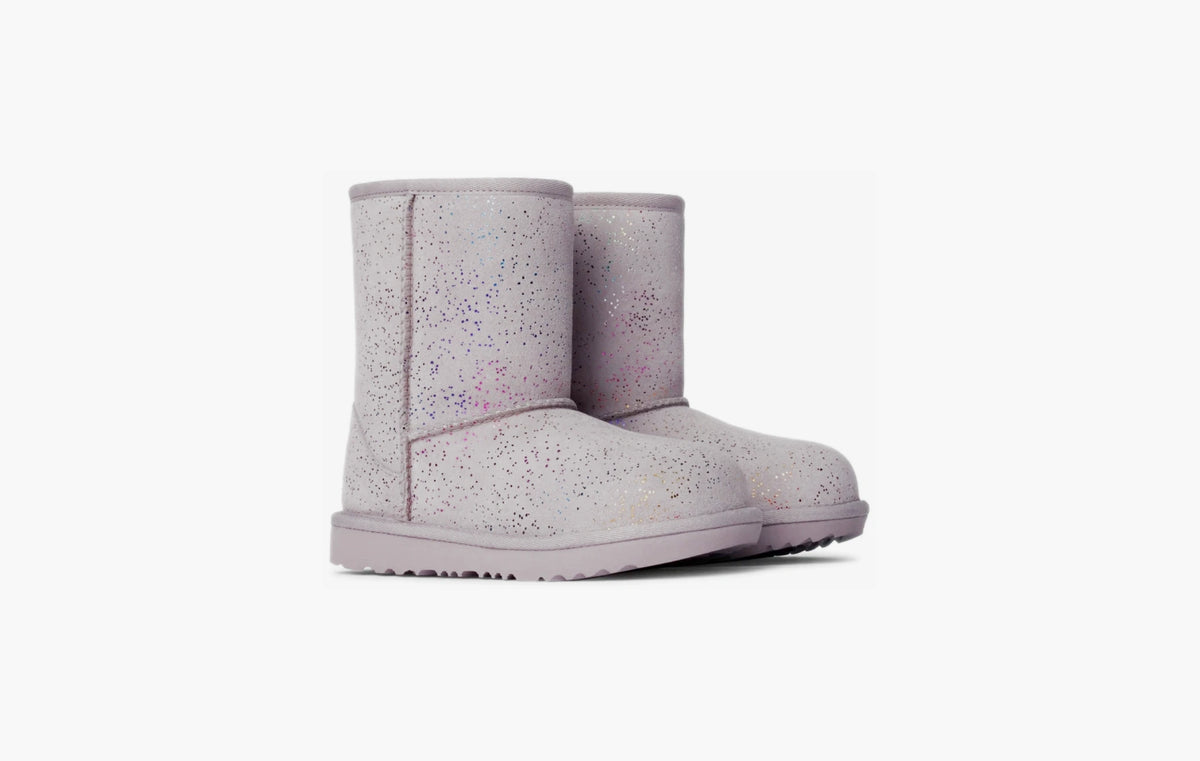 UGG Classic II Shimmer Sky Boot Pale Smoke Rainbow Metallic (Kids)