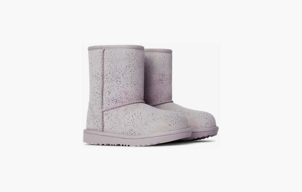 UGG Classic II Shimmer Sky Boot Pale Smoke Rainbow Metallic (Kids)