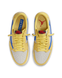Air Jordan 1 Retro Low OG SP Travis Scott Canary - Back View | Snrkickz