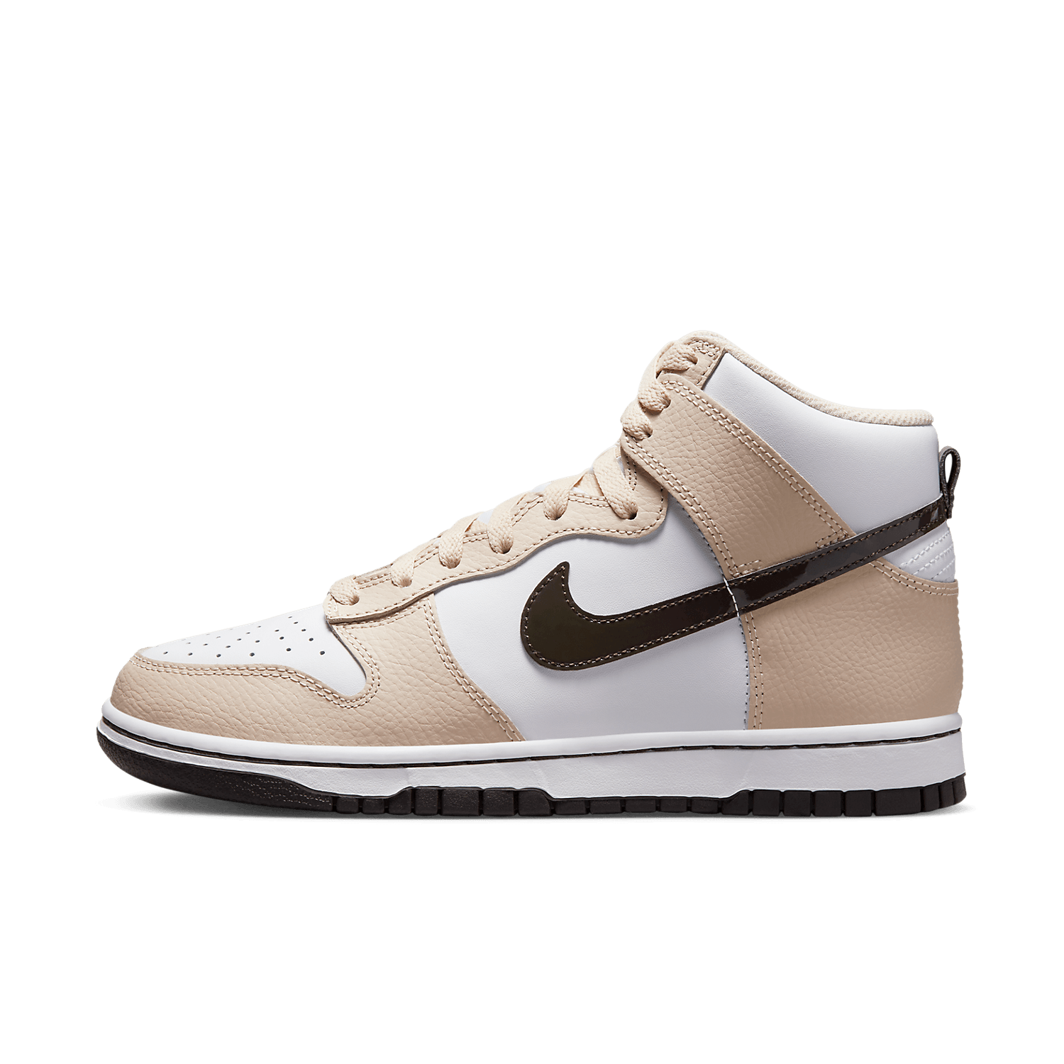 Nike Dunk High Weiß Sanddrift Braun